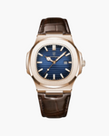 Watch Chronograph Leather Strap Luminous Markers